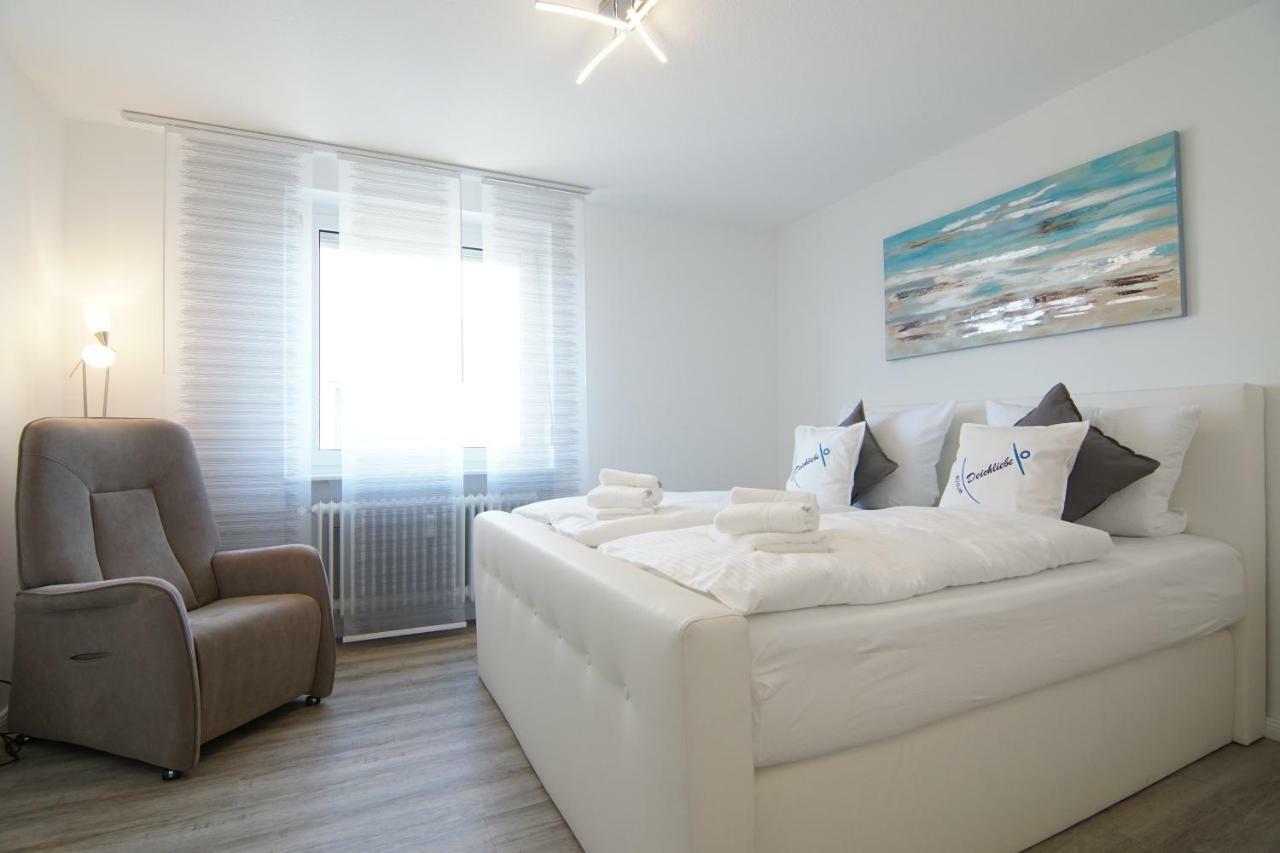 Deichliebe-Steuerrad Apartment Busum Ngoại thất bức ảnh